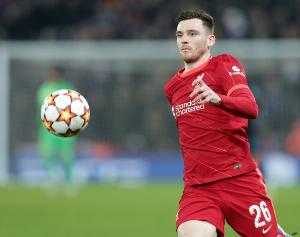 折射破门！时隔6年，罗伯逊再次在欧冠赛场上取得进球