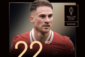 2025年金球奖第22名：26岁麦卡利斯特，生涯首次入选